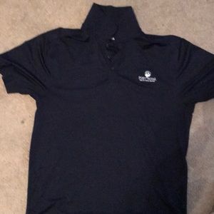 Under Armour Golf Shirt - Navy Blue - Large
